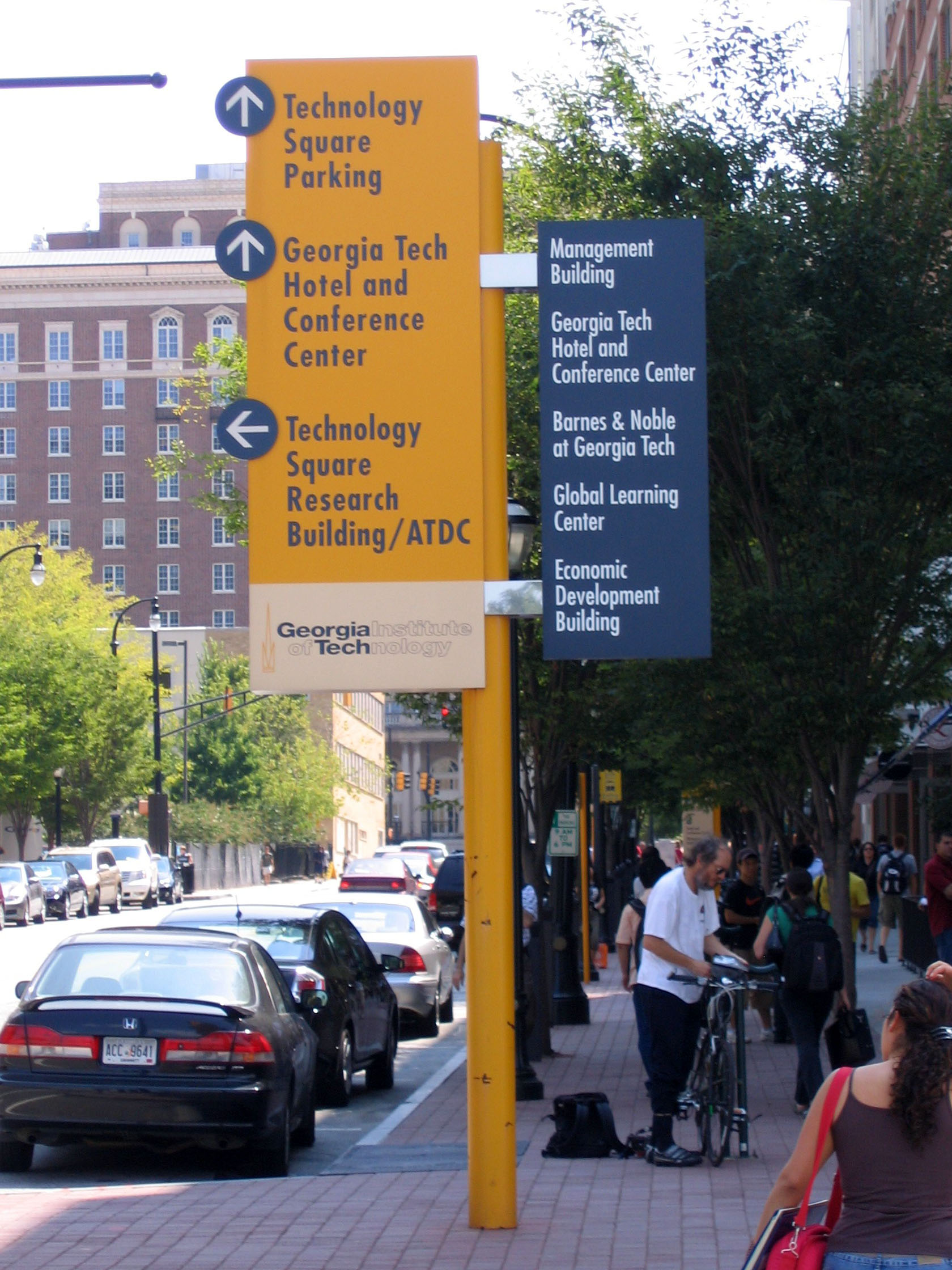 File Tech Square Signage Georgia Tech Jpg Wikimedia Commons