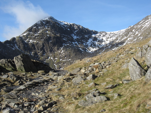 The Pyg Track with a view to Snowdon-Yr Wyddfa - geograph.org.uk - 1190075
