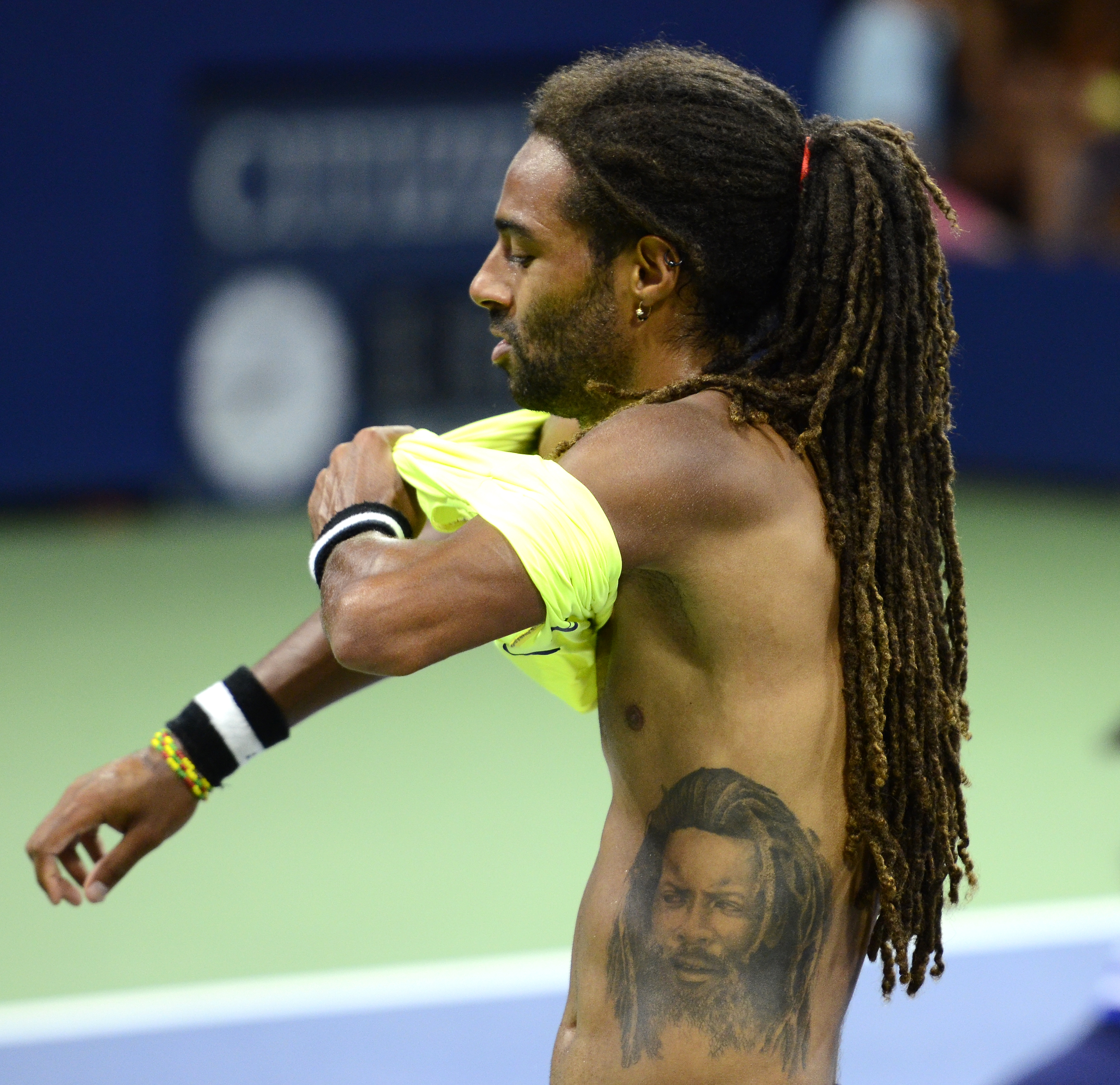 File 14 Us Open Tennis Tournament Dustin Brown Jpg Wikimedia Commons