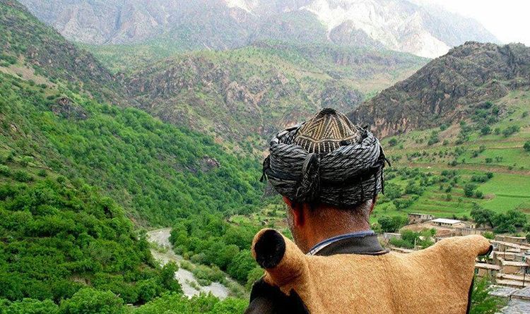 File:A Hawrami man with traditional headdress, Kurdistan.jpg