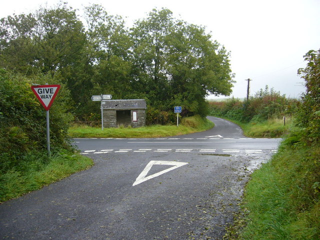 File:A long wait at Cwmbach Cross - geograph.org.uk - 580812.jpg