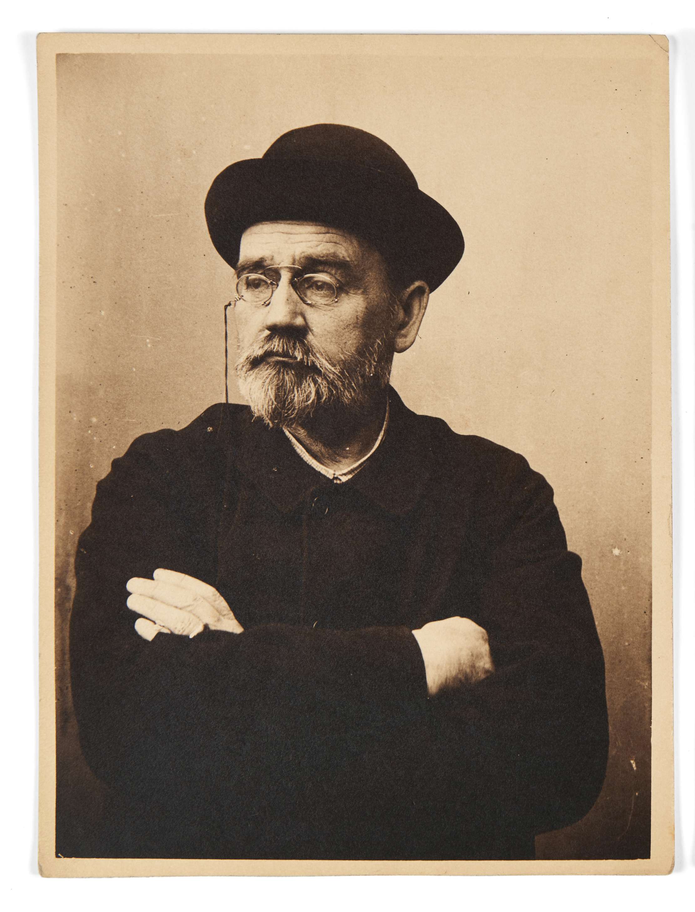 ZOLA : Portrait photographique d'Emile Zola à la Légion d'honneur - Prima  edizione 