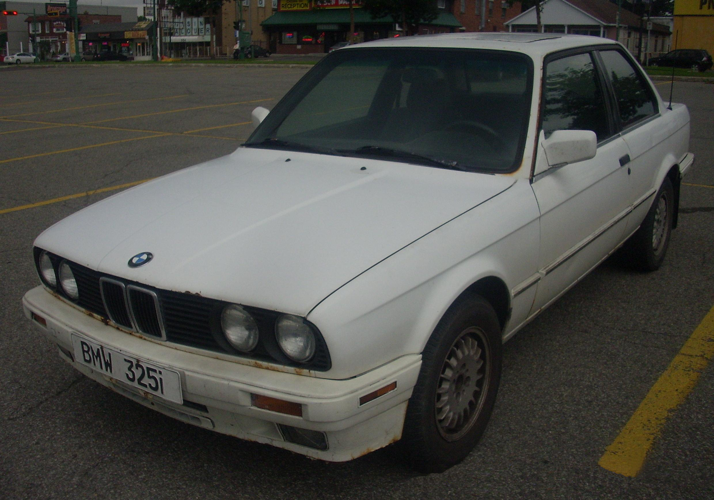 bmw 325i 1989 white