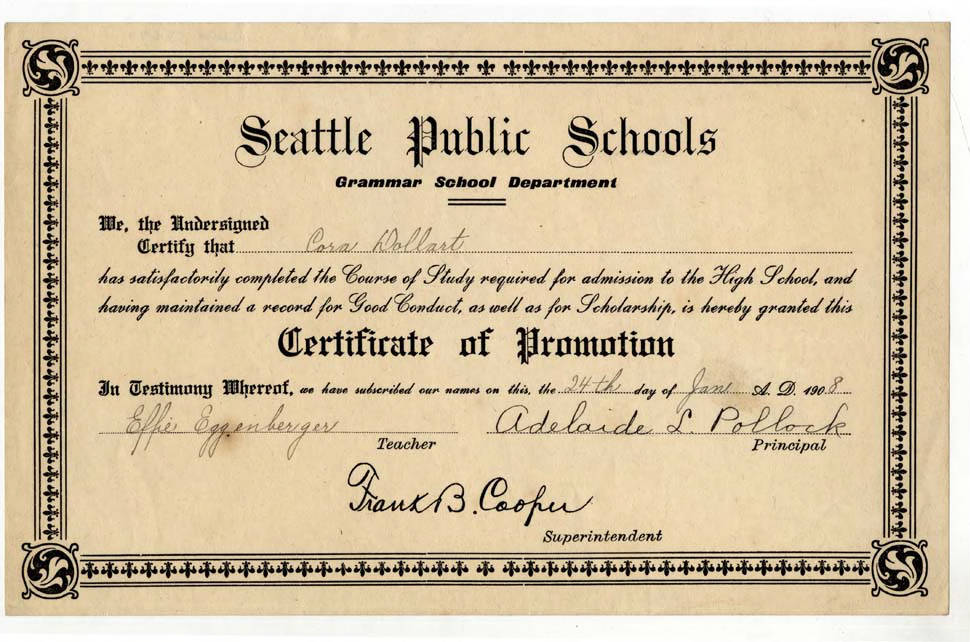 general certificate of education washington