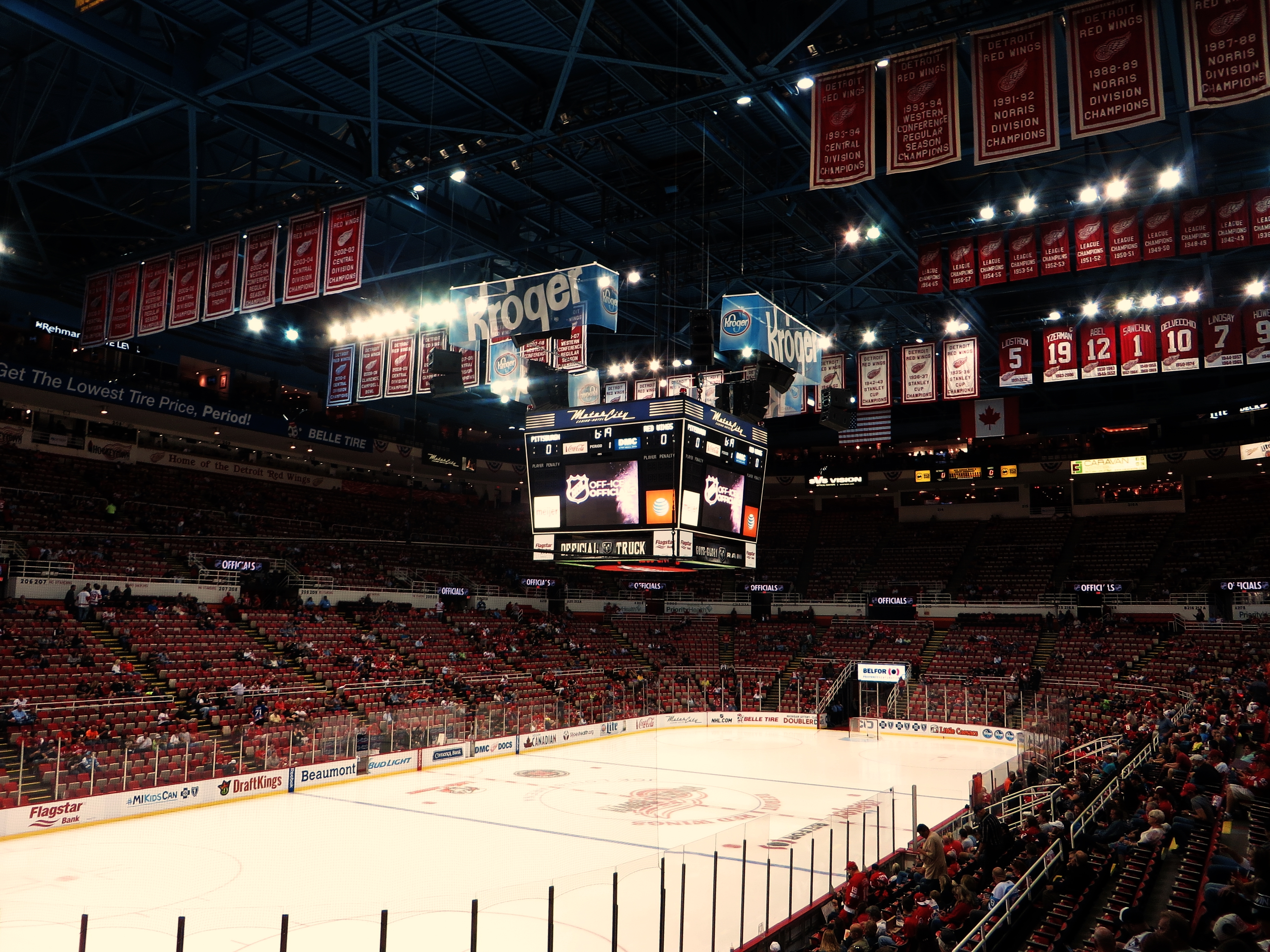 Joe Louis Arena, Detroit Red Wings 