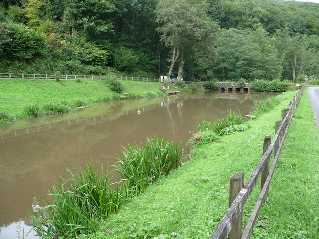 File:Fishing pool near Tintern Cross - geograph.org.uk - 3101386.jpg