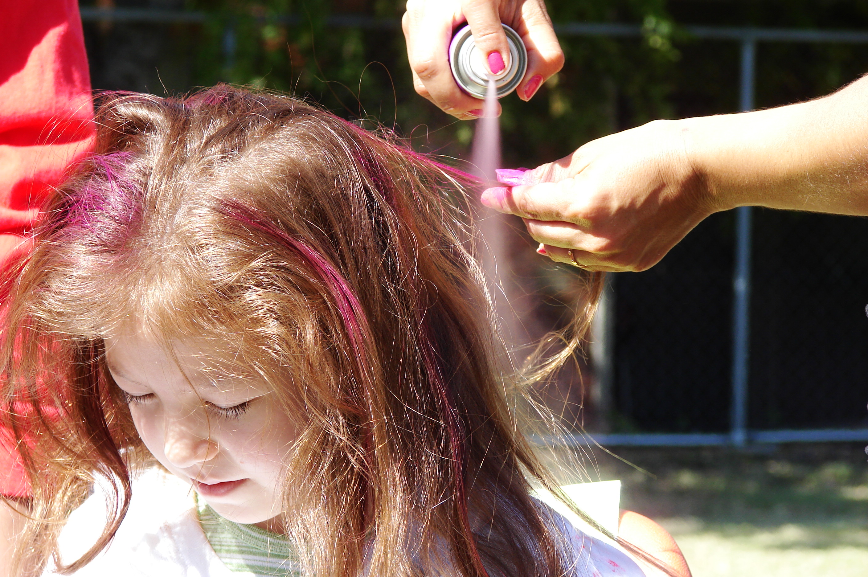 painting miniature blond hair