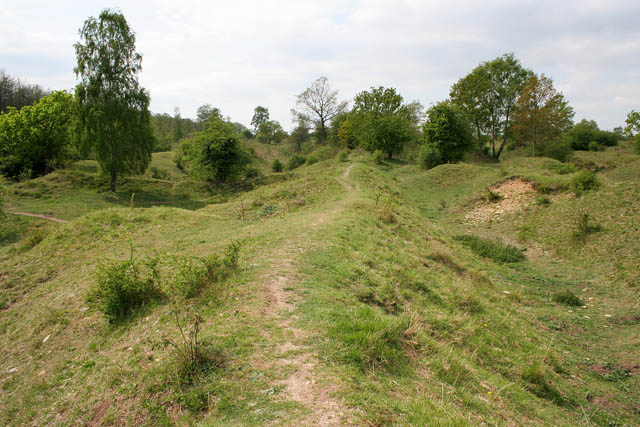 Hills and Holes, Barnack - geograph.org.uk - 414212