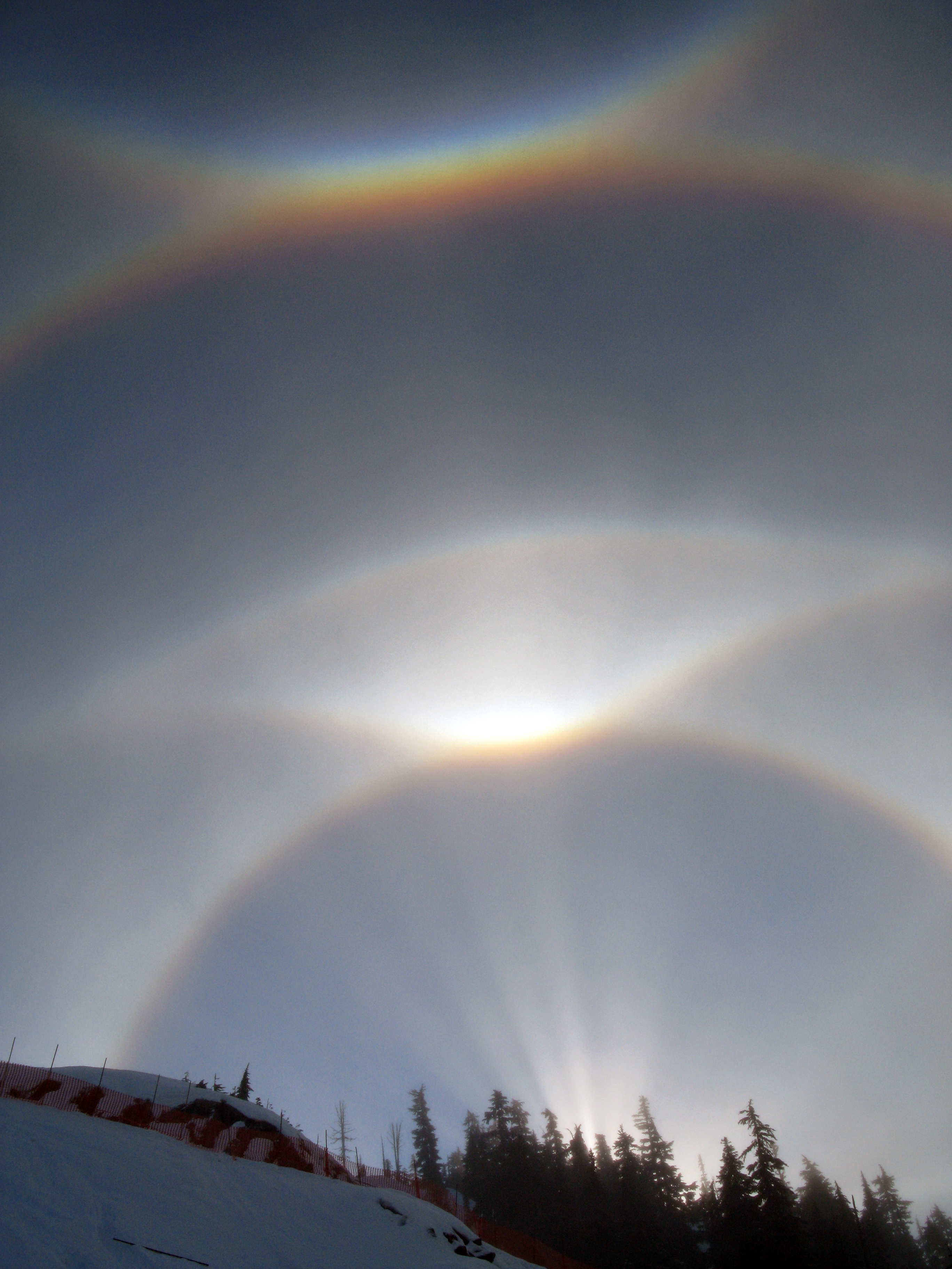 Rainbow Snow