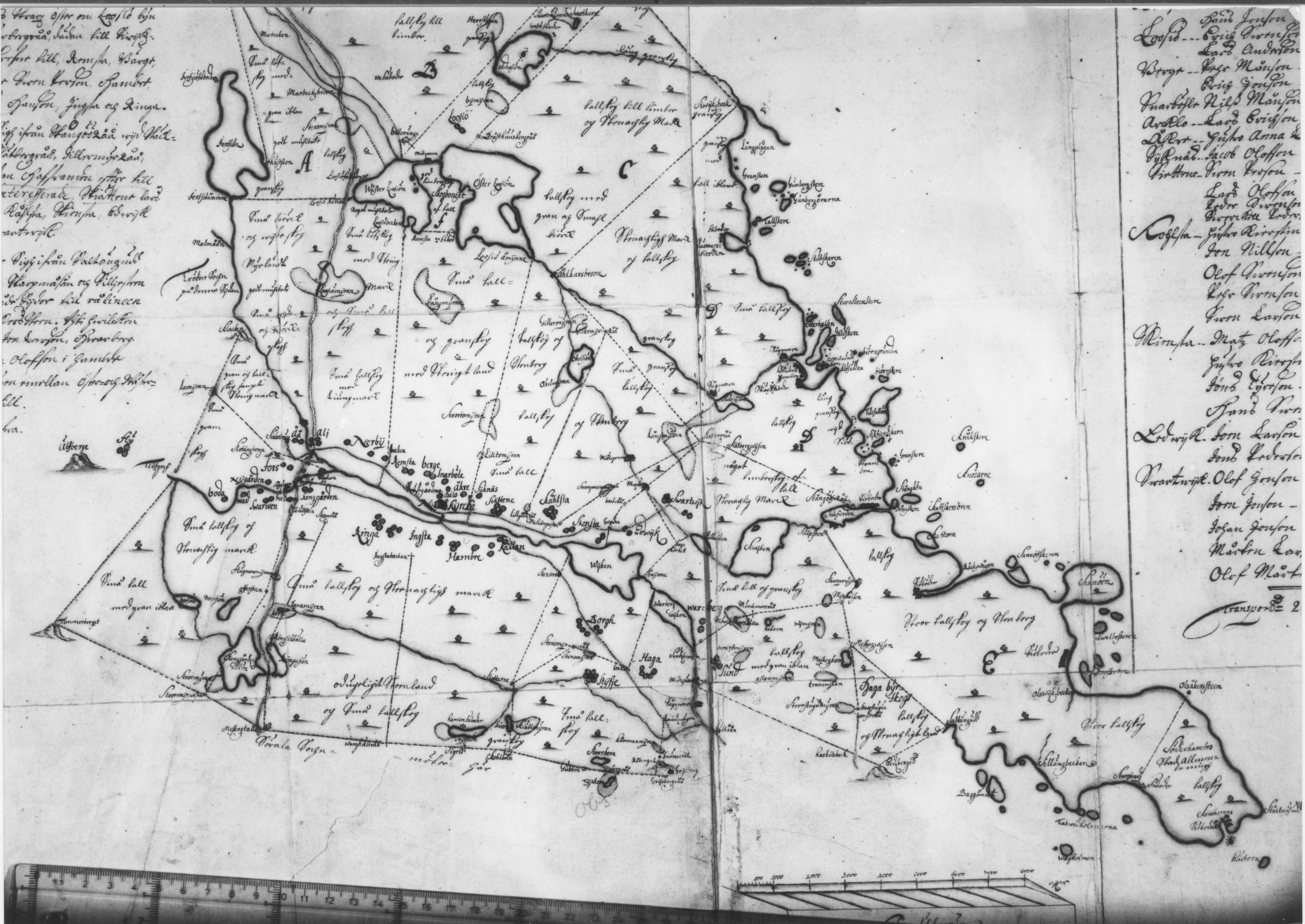 File J Werwingh Geometr Avritn A Byskogar O Allmanningar I Norrala 1699 V37 1 3 Jpg Wikimedia Commons