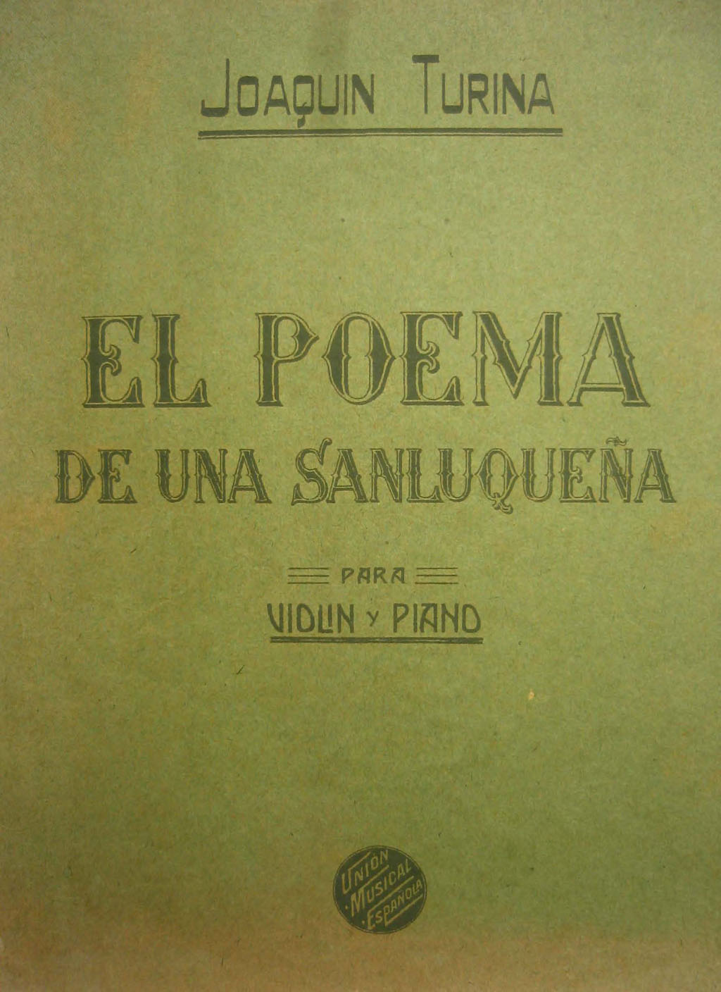 Archivo:Joaquin turina el poema de una sanluqueña  - Wikipedia,  la enciclopedia libre