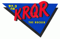 KRQR logo - early 1990s