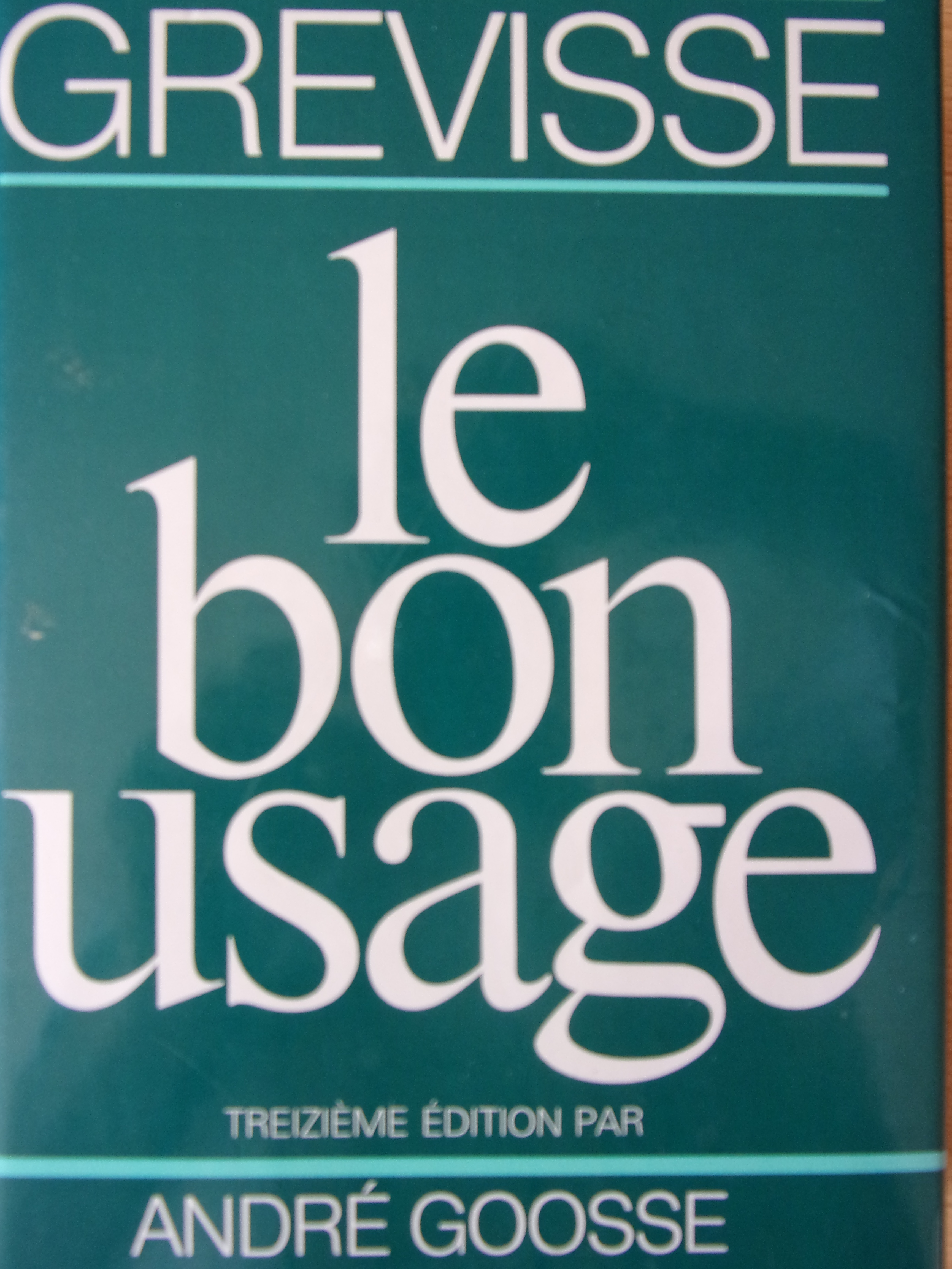 Le Bon Usage - Wikipedia