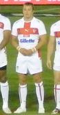 Smith with England at the 2008 Rugby League World Cup Lee Smith England.JPG