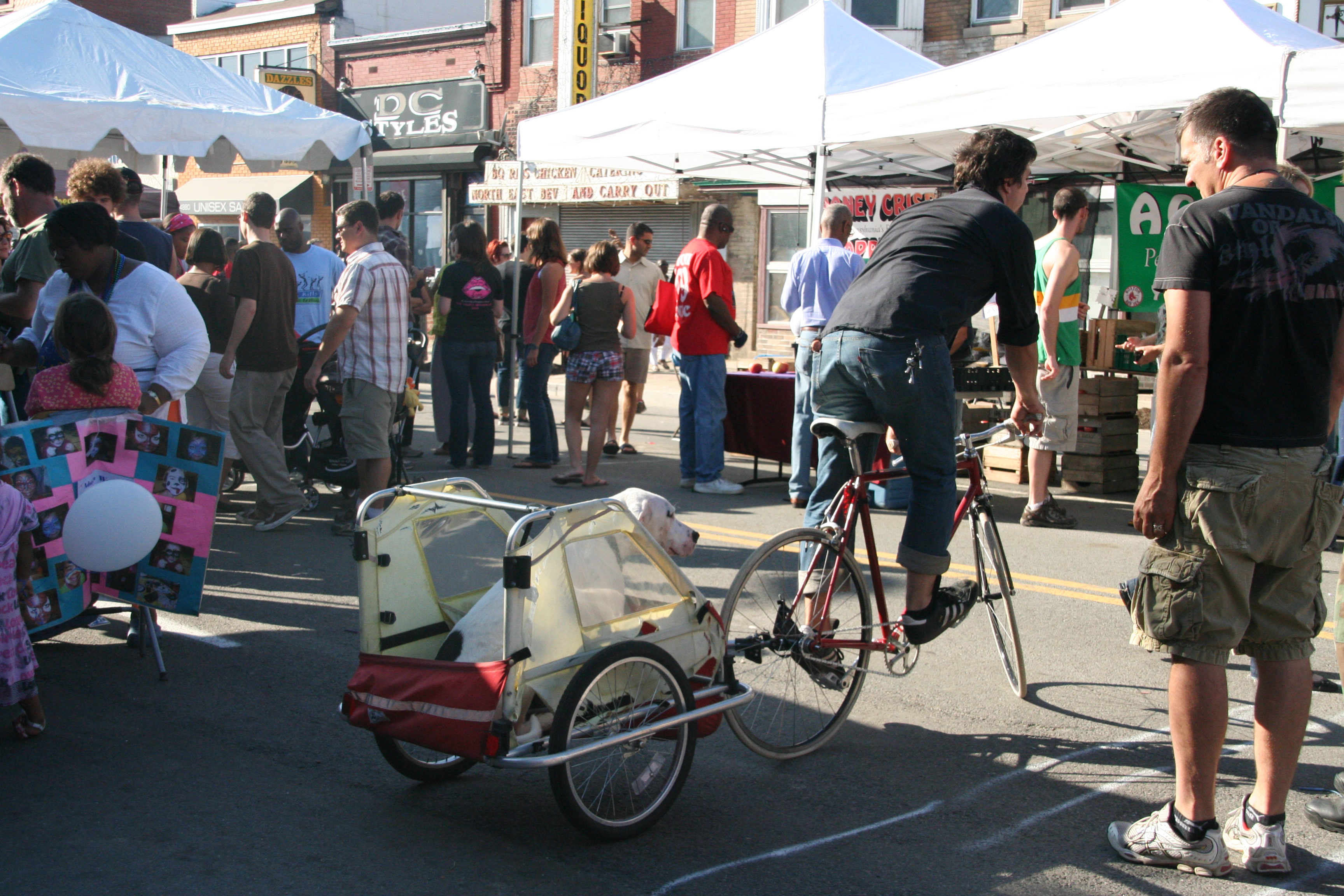 bike man trailer