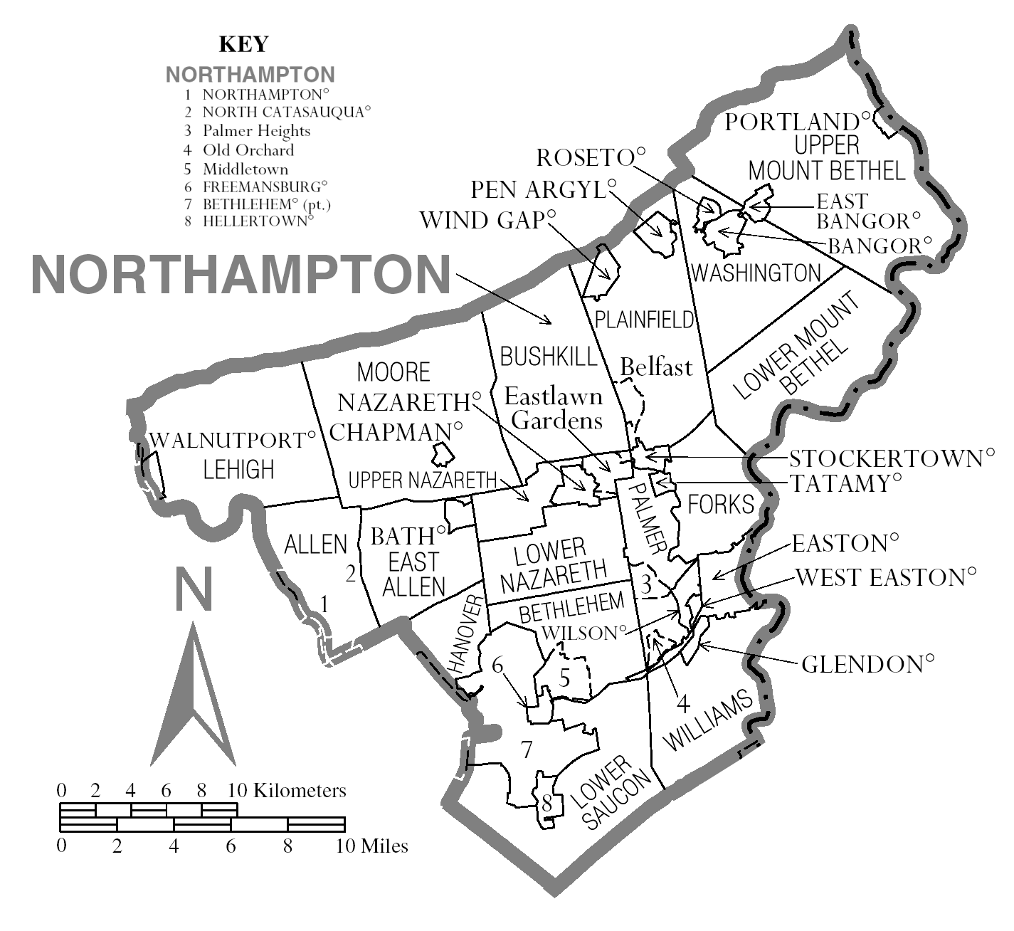 northampton county map File Map Of Northampton County Pennsylvania Png Wikimedia Commons northampton county map