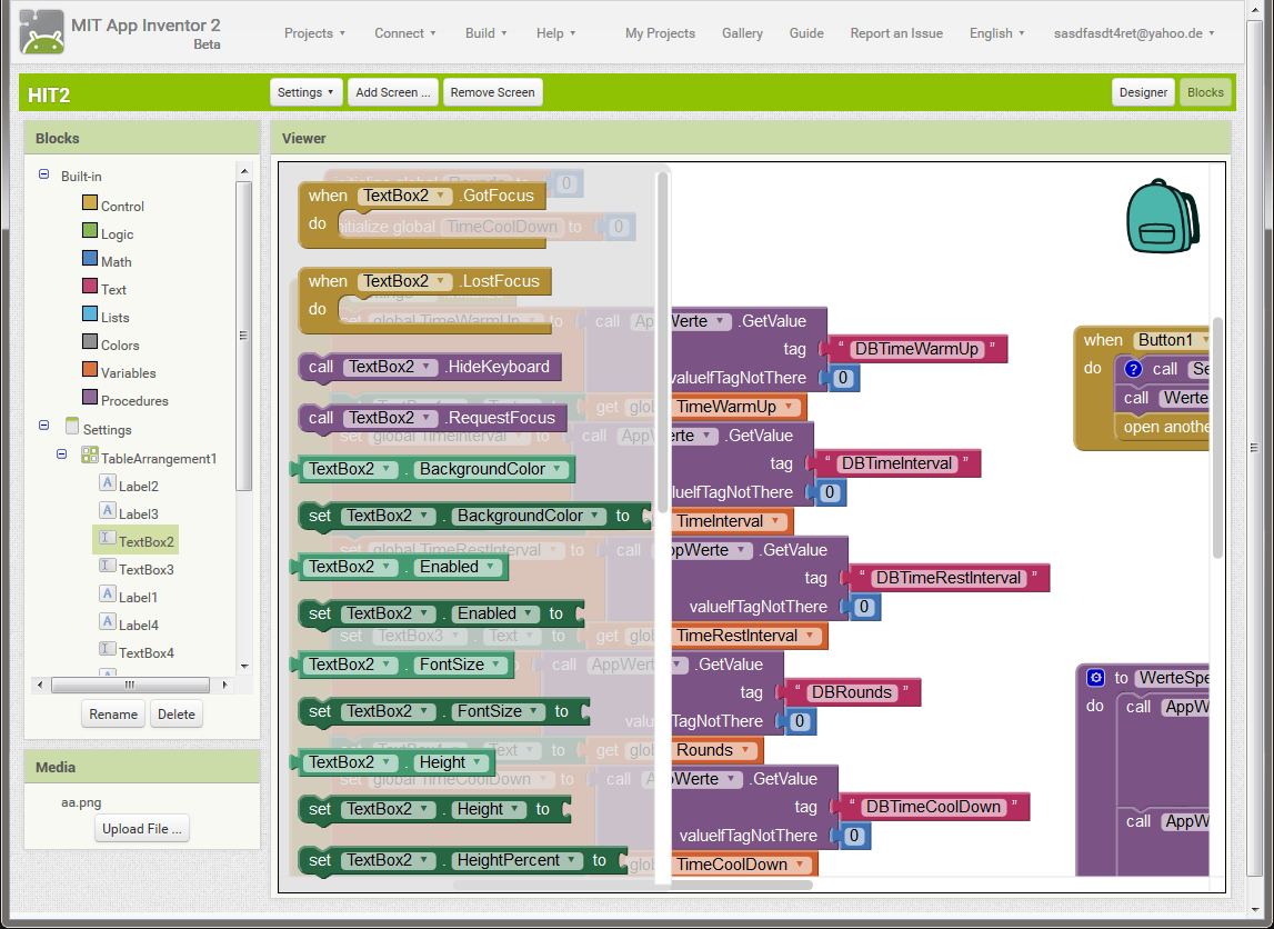 Mit app inventor