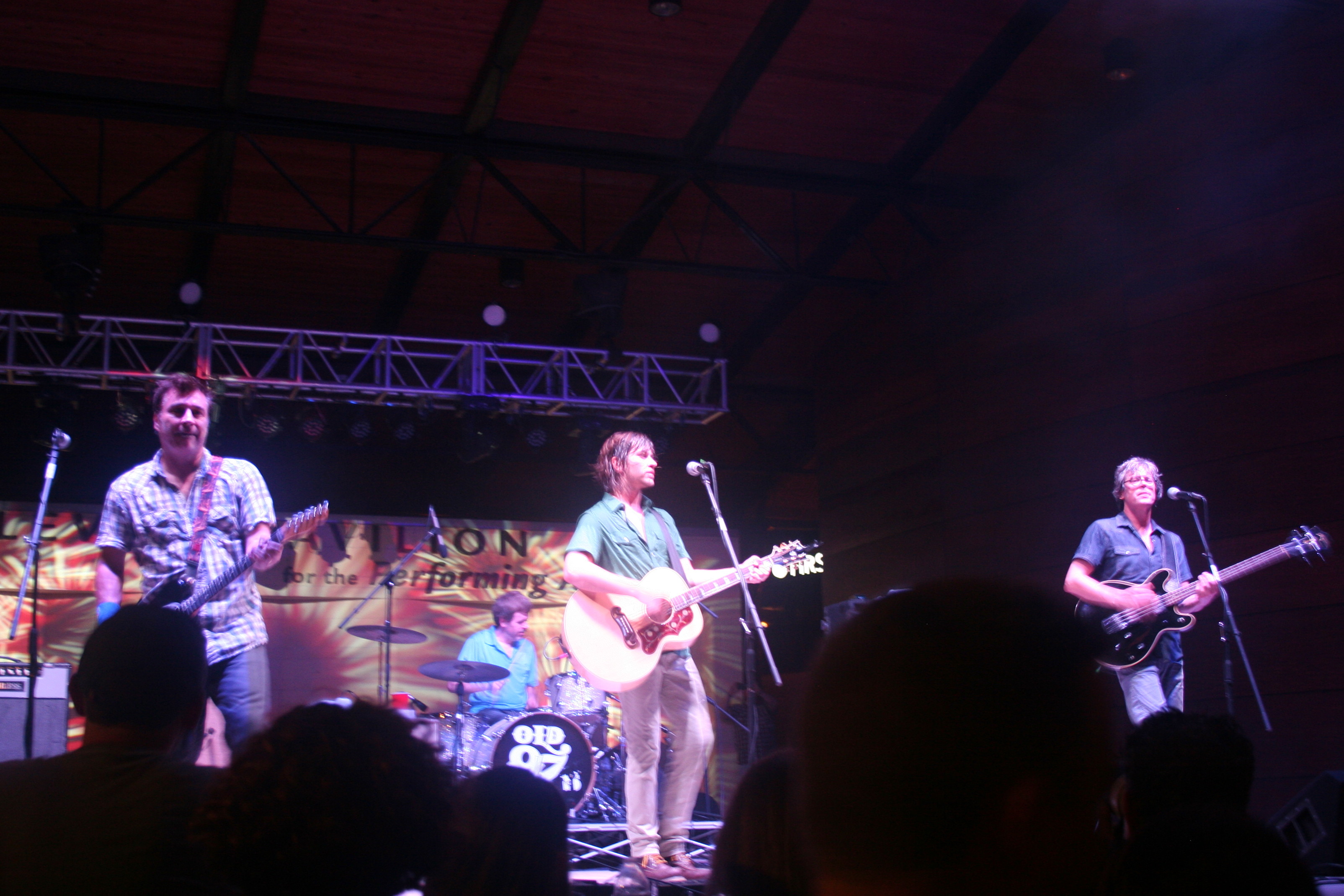 Old 97's performing at the Levitt Pavilion in central Arlington, Texas in 2013
