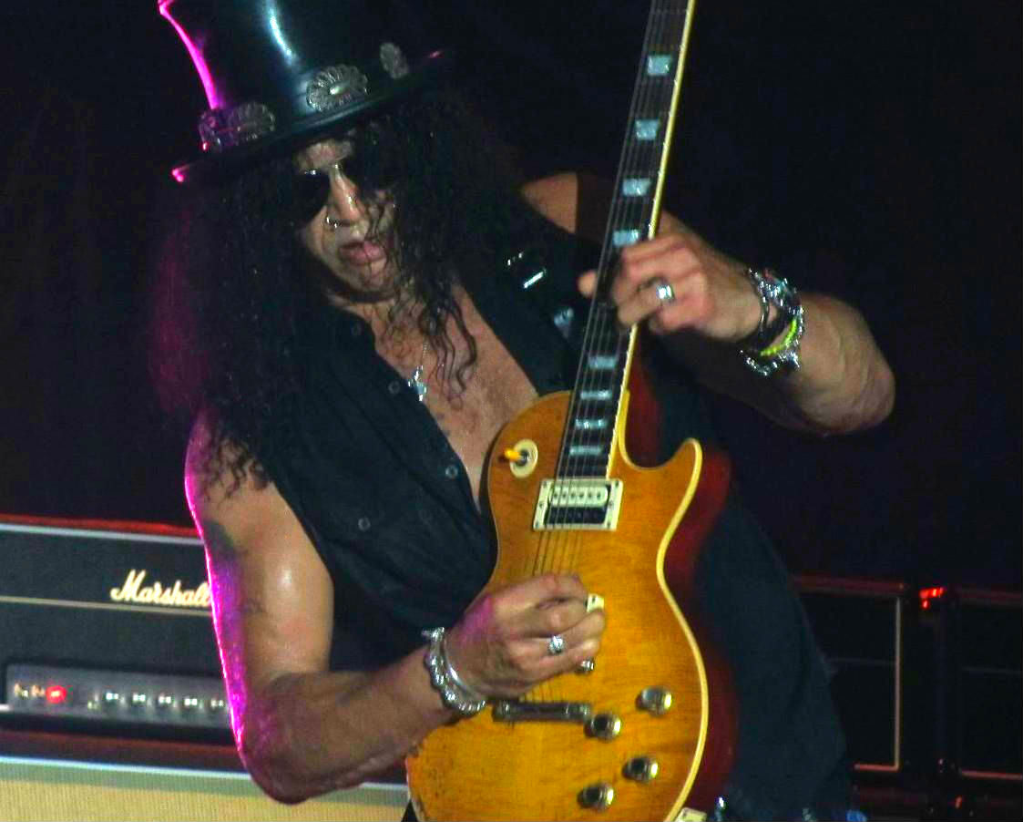 Slash on the two guitarists who personified rock guitar