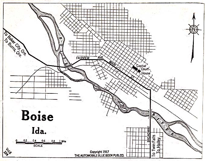 Boise On The Map File:1917 Map Boise, Idaho Automobile Blue Book.jpg - Wikipedia