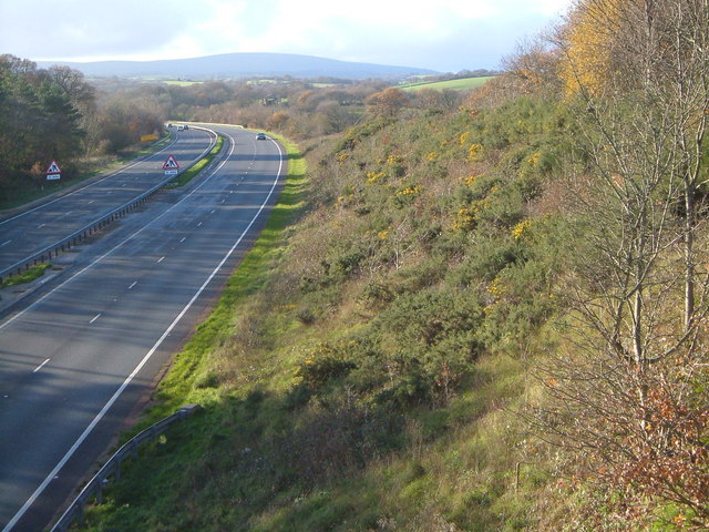 File:A30 near Cheriton Bishop - geograph.org.uk - 290186.jpg