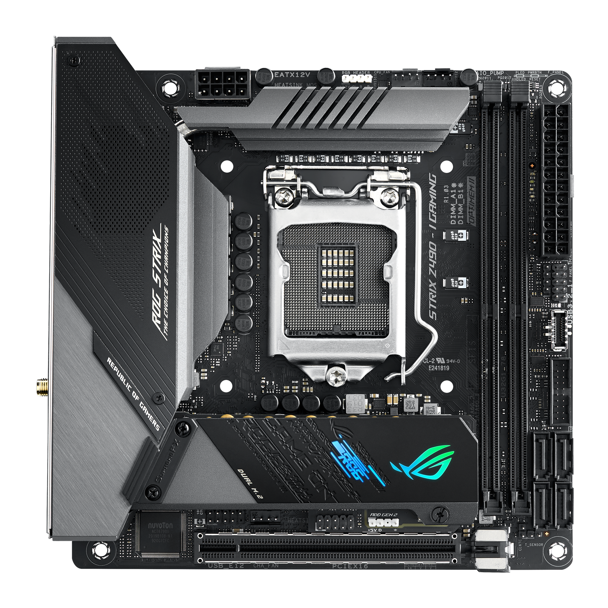 File:ASUS ROG STRIX Z490-I GAMING.png - Wikimedia Commons