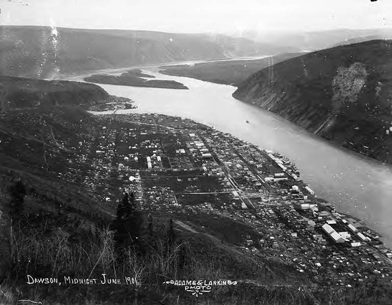 File:Aerial view of Dawson City at midnight, June, 1901 (AL+CA 8020).jpg