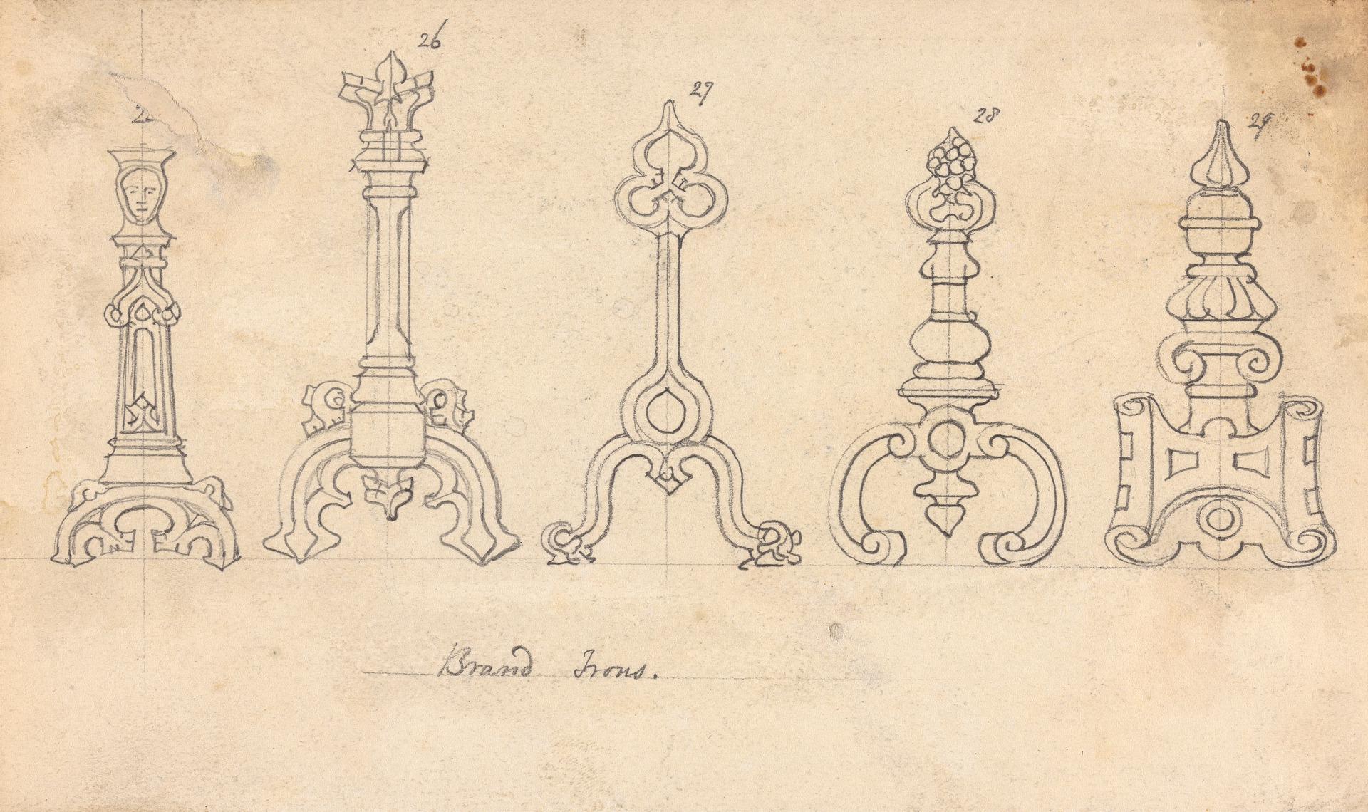 Decorative grill from the Palace of Westminster. Culture: British.  Designer: Augustus Welby Northmore Pugin (British, London 1812-1852  Ramsgate). Dimensions: Overall (confirmed): 21 3/8 × 10 5/8 × 9/16 in.  (54.3 × 27 ×