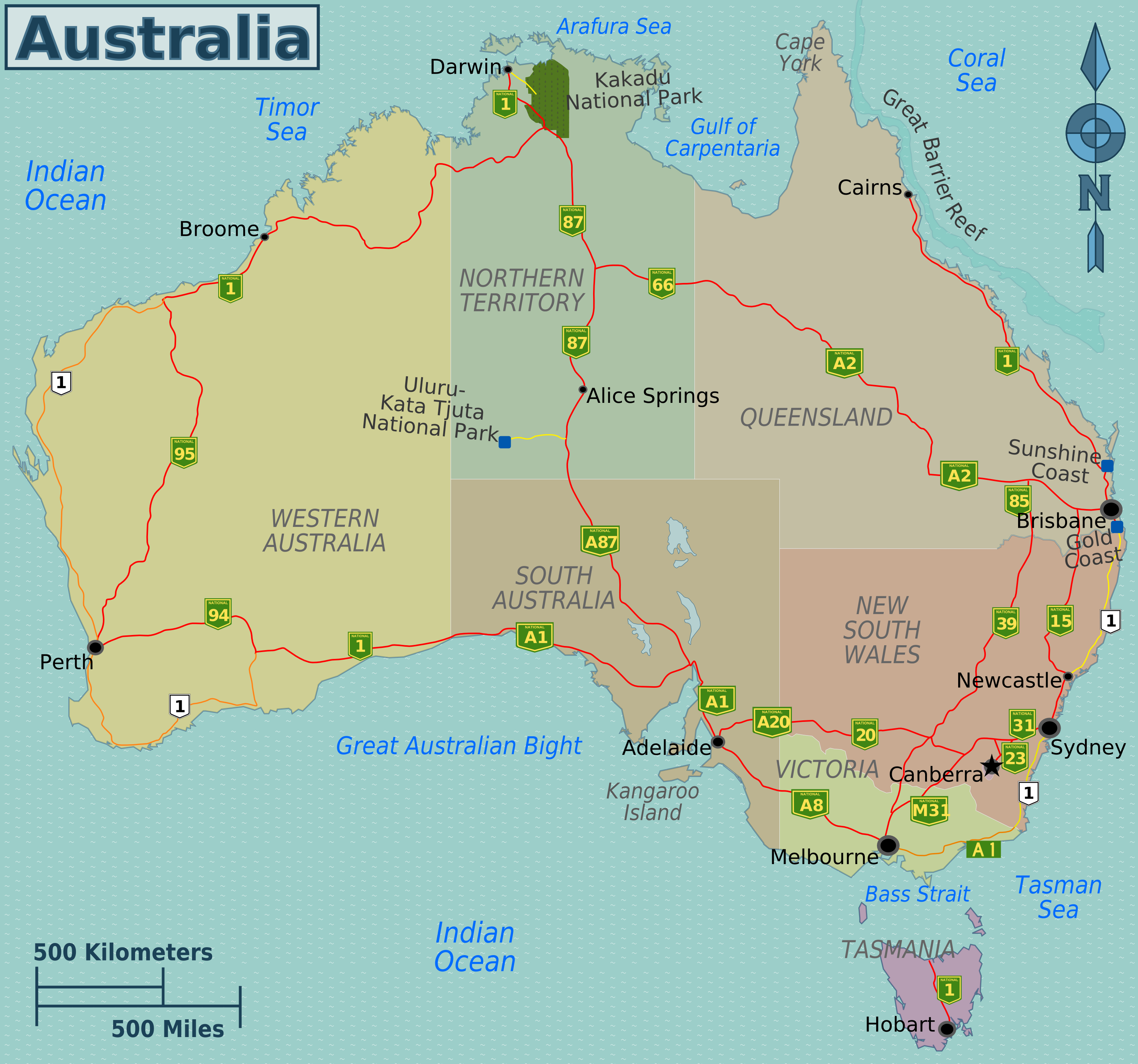 चित्र:Australia Regions Map.png - विकियात्रा