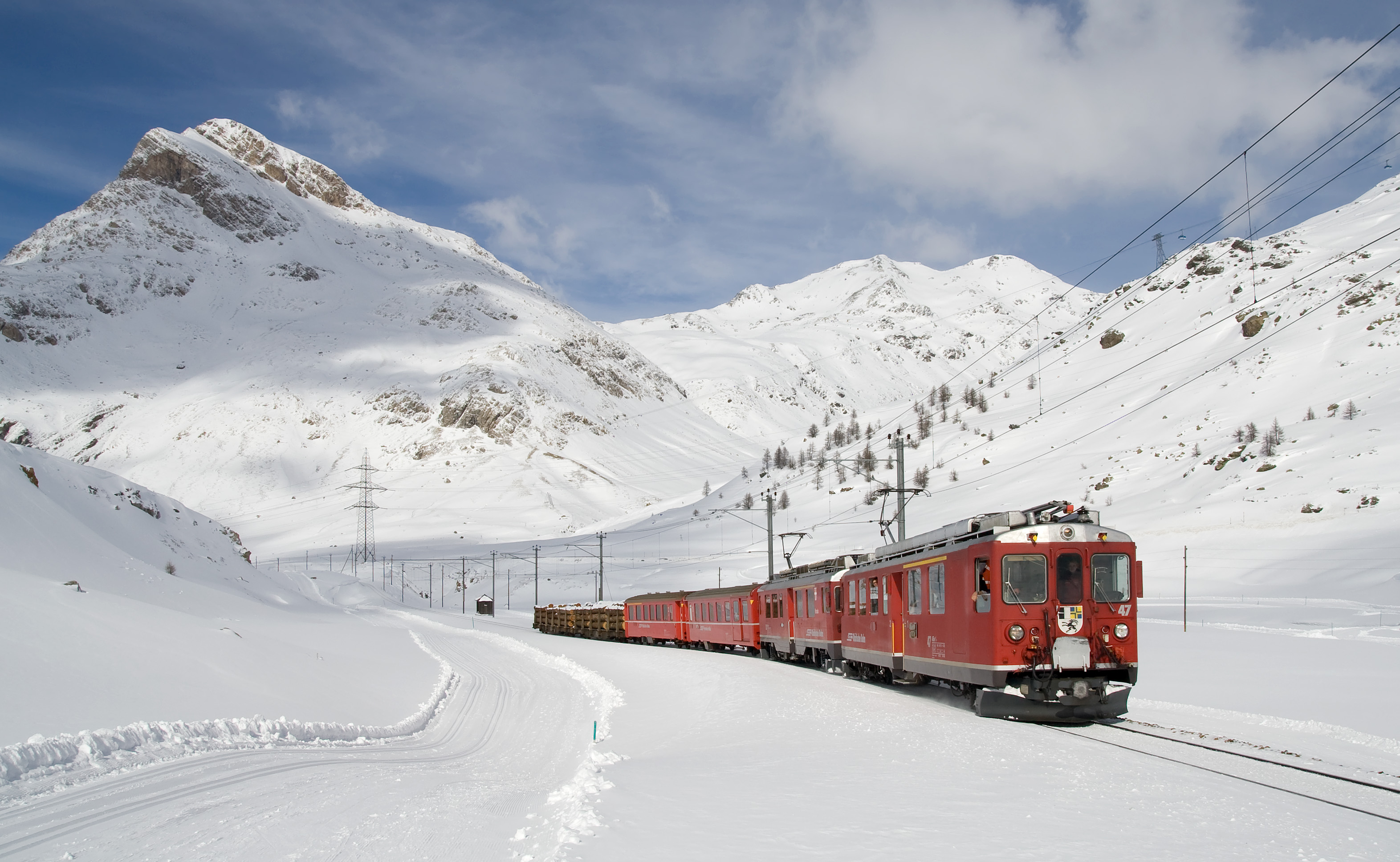 железная дорога снег railway snow загрузить