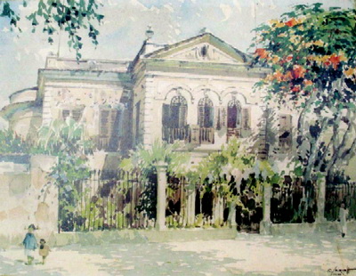 Mateus Ricci primary school, painted in 1945