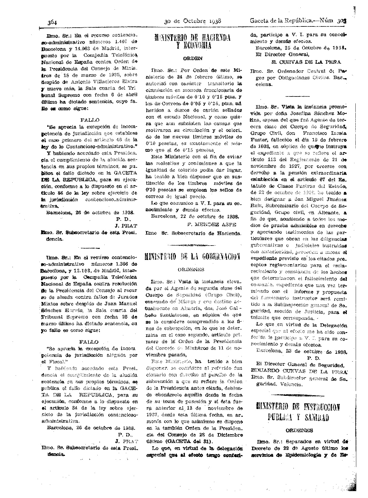 File:Gaceta de la República (Madrid) (303) 364. 30 oct. 1938.jpg - Wikimedia Commons