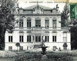 Lambersart - Château du Bas-Grandel (oude ansichtkaart)