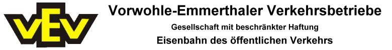 Die Vorwohle-Emmerthaler Eisenbahn-Gesellschaft AG  Logo_Vorwohle-Emmerthaler-Verkehrsbetriebe