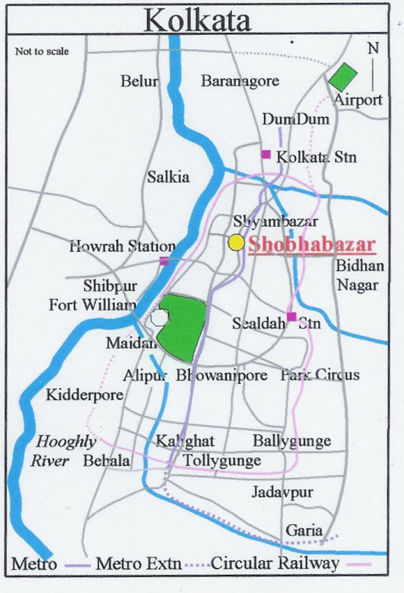 kolkata rail map