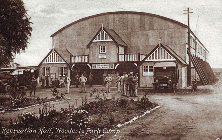 File:Recreation Hall at Woodcote Park during the First World War.jpg