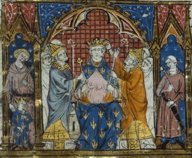 Philip engineered a hasty coronation after the death of his nephew, the young John I, to build support for his bid for the French throne in 1316–17.