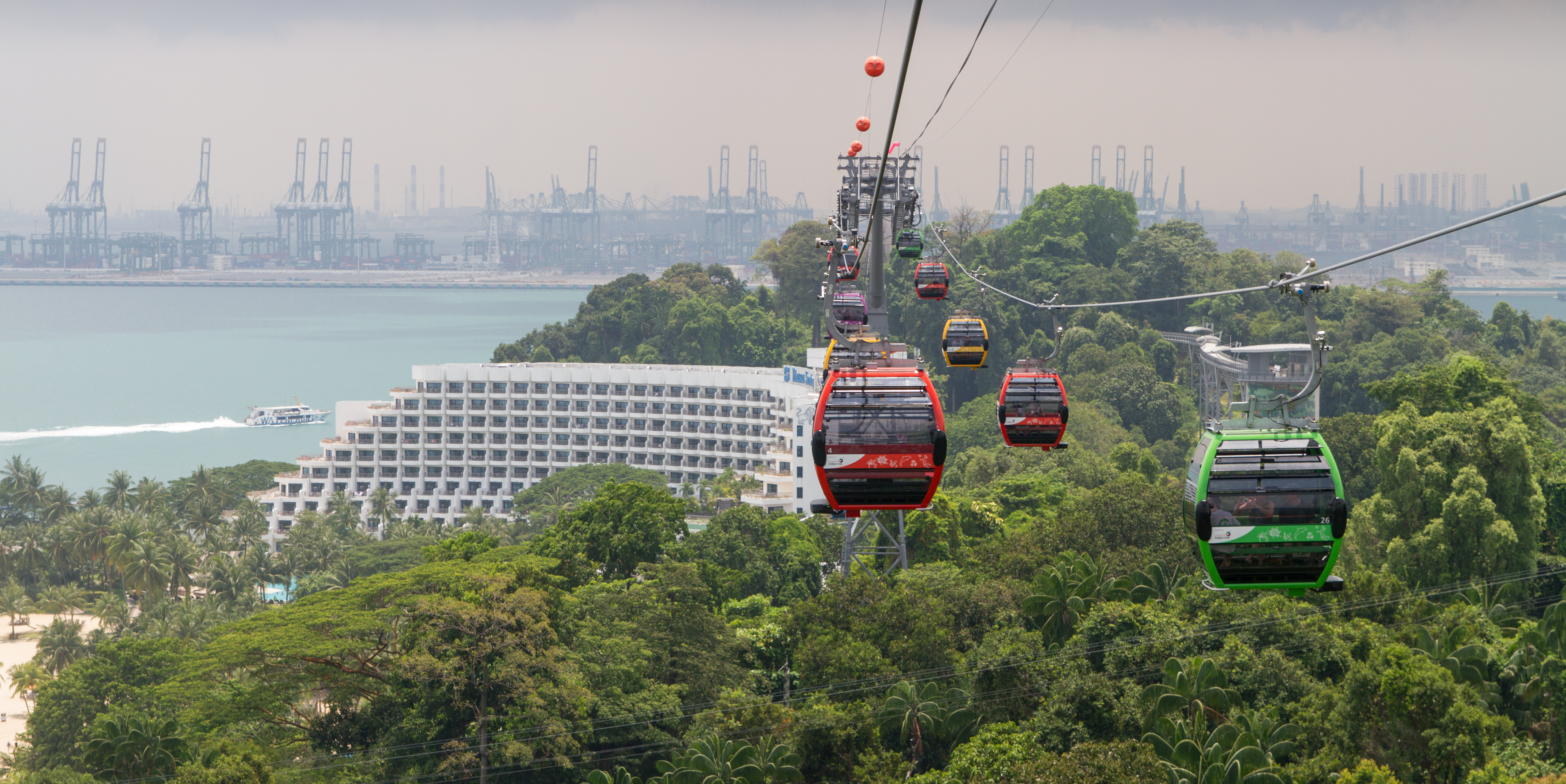 Sentosa Singapore великолепные скалы