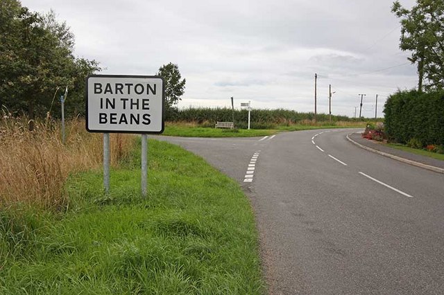 File:Sign, Nailstone Road, Barton in the Beans - geograph.org.uk - 925350.jpg