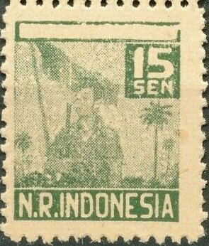 File:Stamp of Indonesia - 1946 - Colnect 943333 - Soldier and flag.jpeg