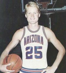 Kerr with the Arizona Wildcats in 1987