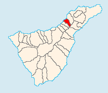 El Sauzal - Carte