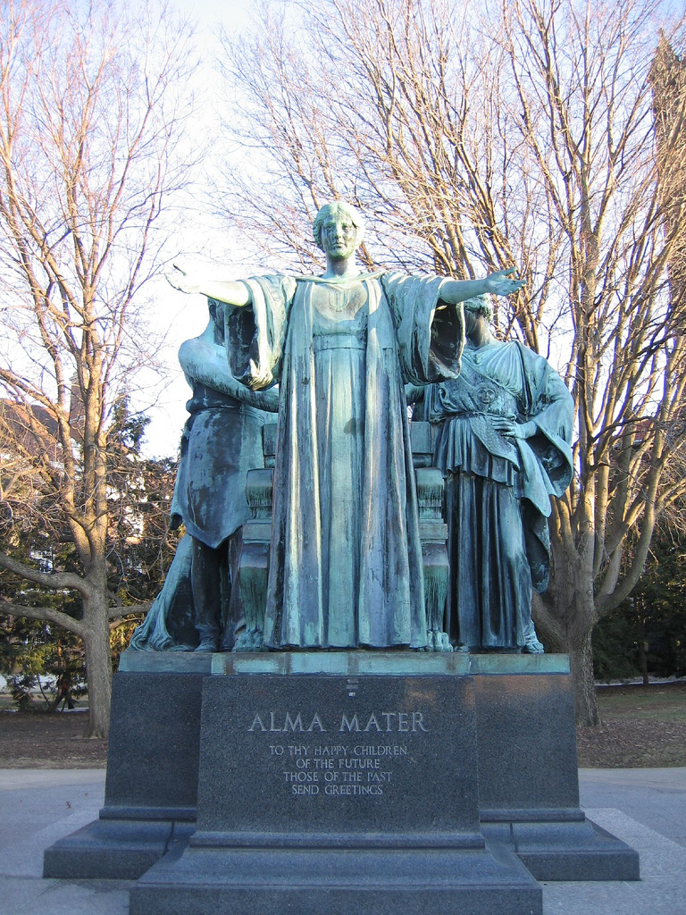 The Alma Mater Statue