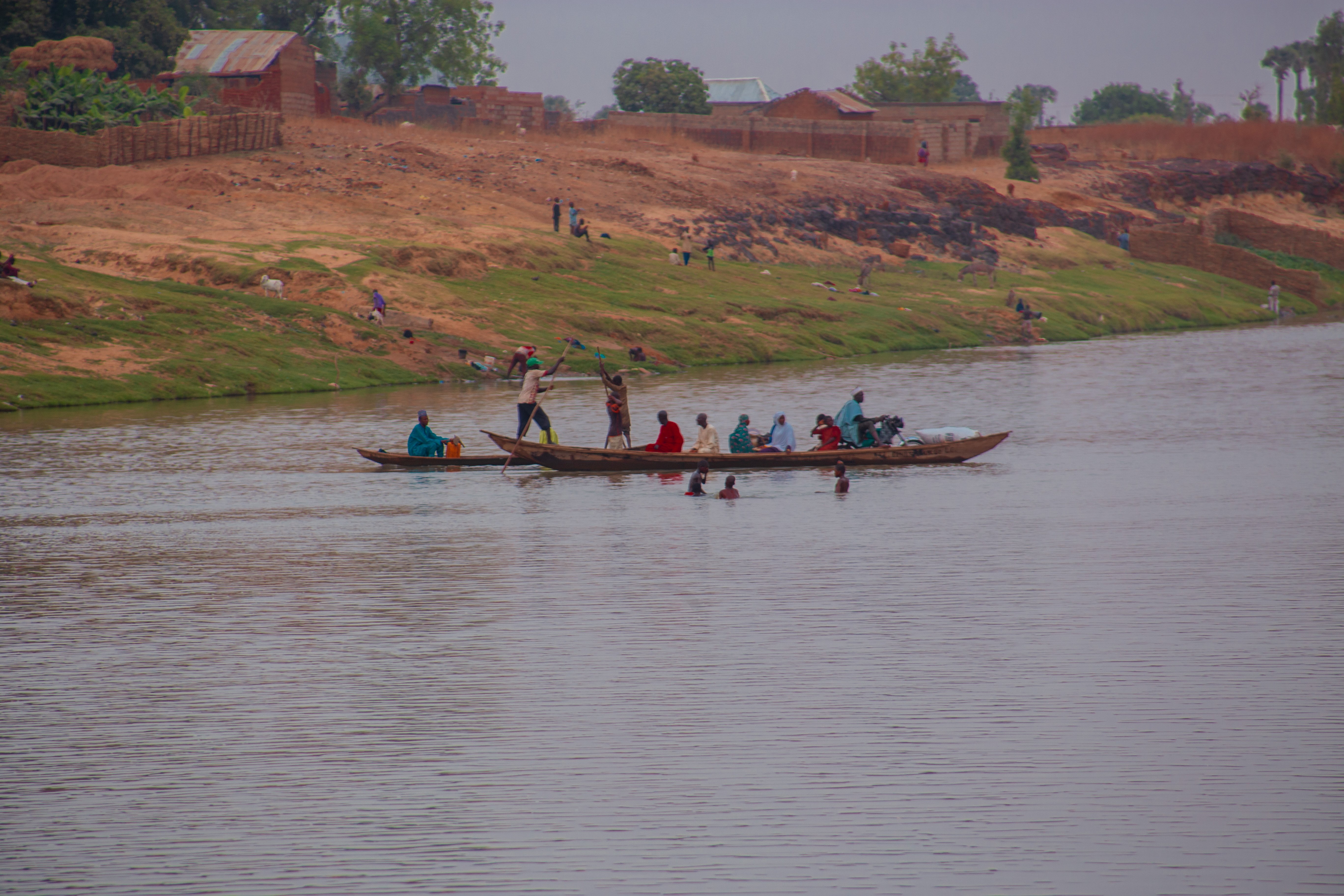 Crossing a river