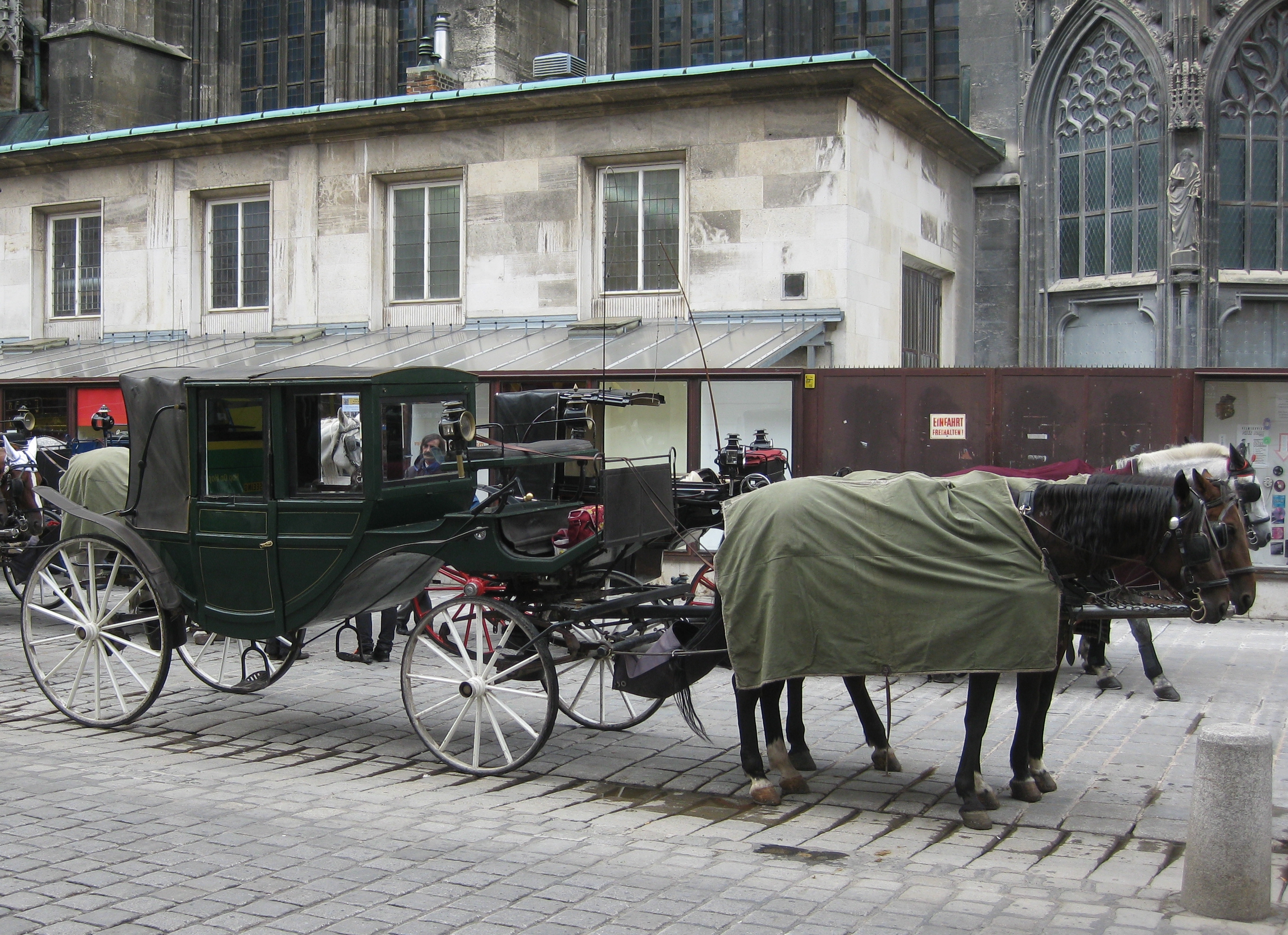 Fiacre, Carriage, Horse-Drawn, Paris