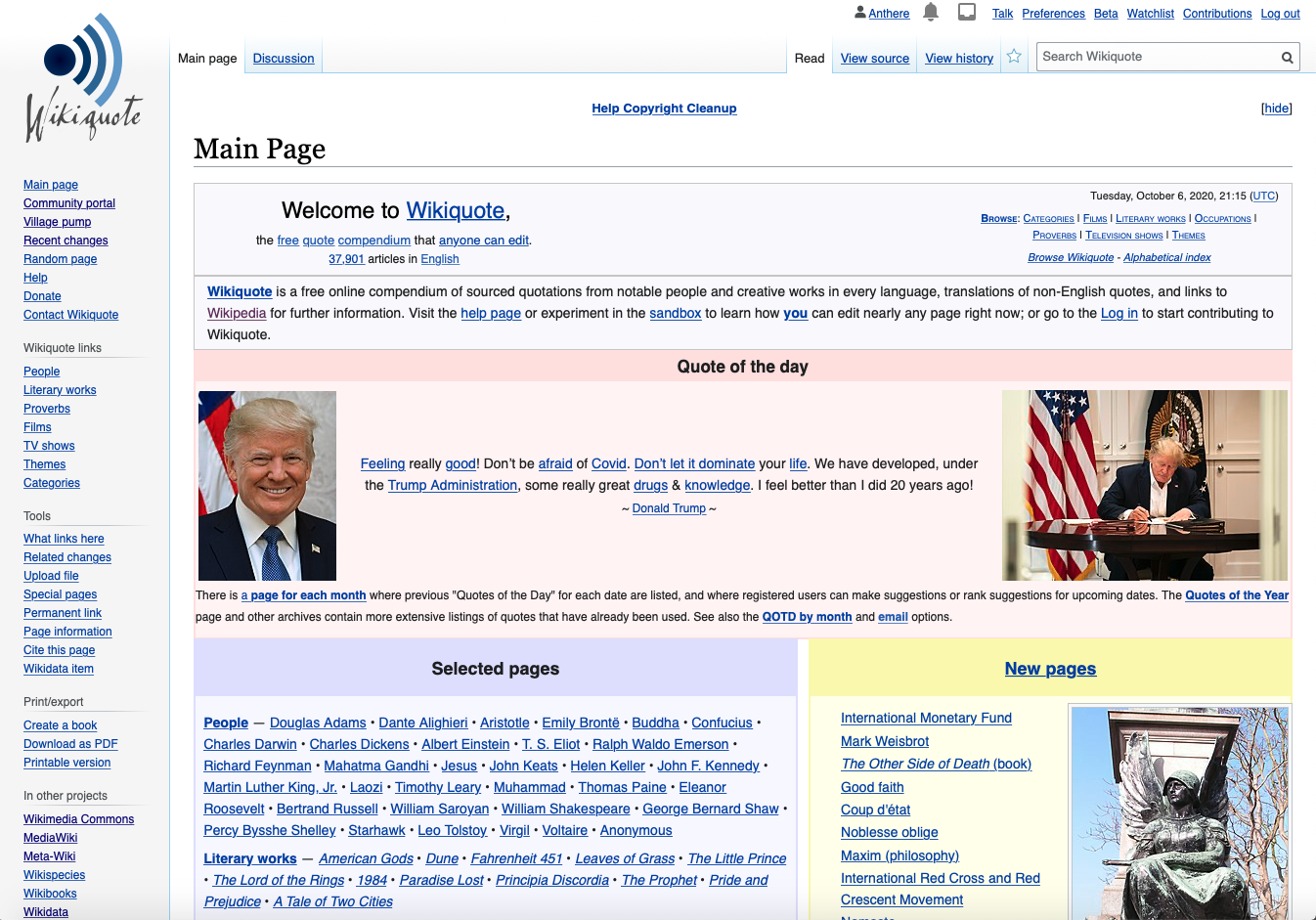 Donald Trump - Wikiquote