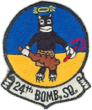 Cold War Emblem of the 24th Bombardment Squadron. 