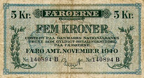 File:5 Faroese krona 1940 front.jpg