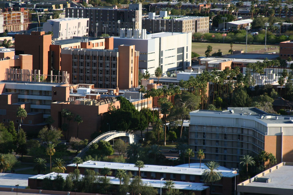 Blick über den ASU Campus in Tempe