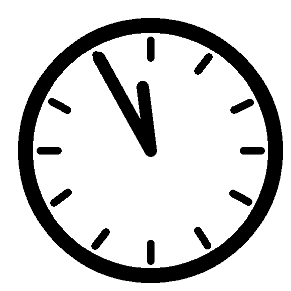 Clock reversed